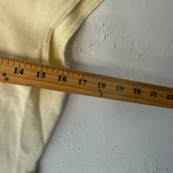 Ann Taylor Womens Sweater Top Beaded Neck Butter Yellow M‎ Dainty Cottage Fairy - Picture 7 of 9